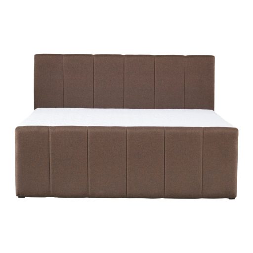 Boxspring ágy, 160x200, barna, STAR