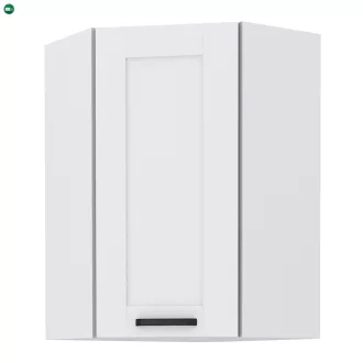 Felső szekrény sarokba, fehér, LULA 58x58 GN-90 1F