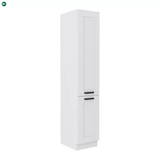 Magas szekrény, fehér, LULA 40 DK-210 2F