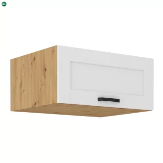 Felső szekrény, fehér/artisan tölgy, LULA 80 NAGU-36 1F