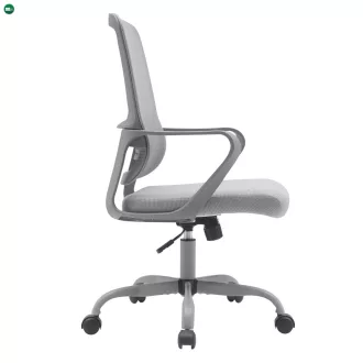 Irodai szék, szürke, SALOMO TYP 2