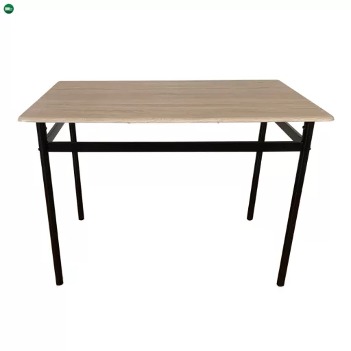 Étkezőgarnitúra 1+4, sonoma tölgy/fekete/barna, NAREN