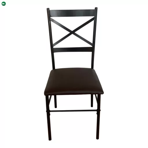 Étkezőgarnitúra 1+4, sonoma tölgy/fekete/barna, NAREN