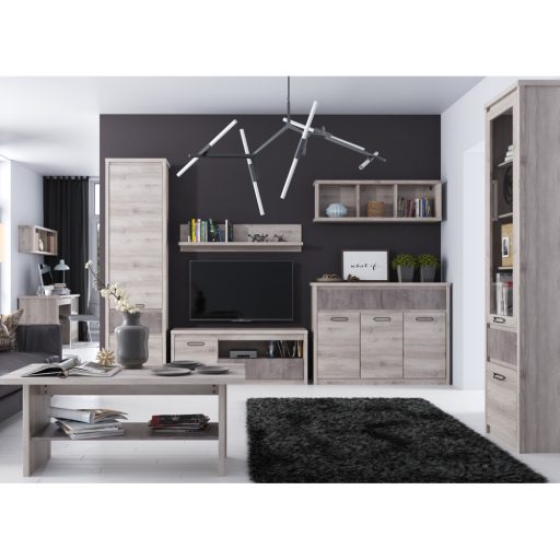 Vitrin 1D1W1S, nairobi gesztenye/onix, JESI