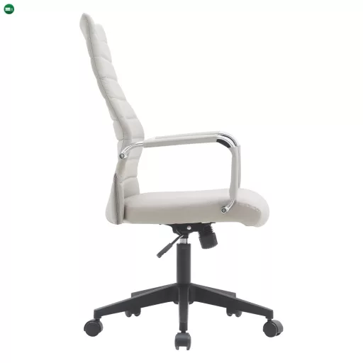 Irodai szék, szürkésbarna Taupe/fekete, DRUGOS NEW