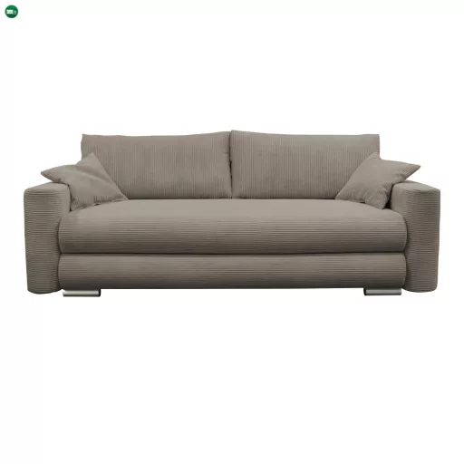 Széthúzható heverő, szürkésbarna Taupe, ROSELYN