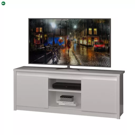 TV asztal 2D/125, fehér, ERODIN