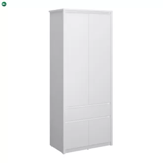 Szekrény 4D1S, fehér, ERODIN