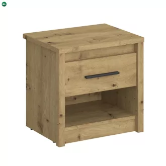 Éjjeliszekrény 1S, artisan tölgy, AIRON