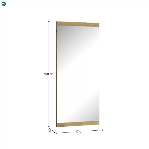 Tükör 50, artisan tölgy, AIRON