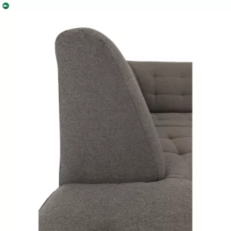   Ülőgarnitúra, szürkésbarna TAUPE, jobbos kivitel, BRIDGET