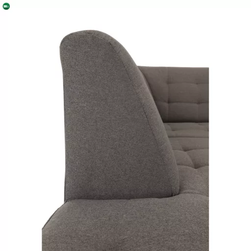 Ülőgarnitúra, szürkésbarna TAUPE, jobbos kivitel, BRIDGET