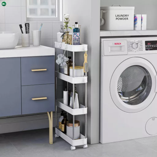 Mozgatható polc, fehér, ALIOL TYP 2