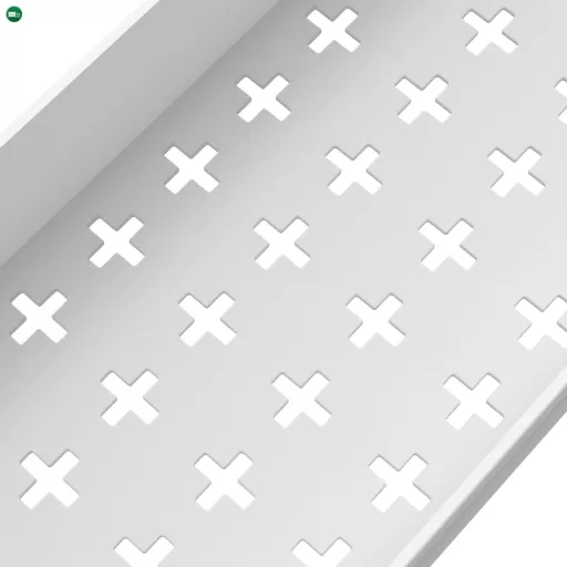 Mozgatható polc, fehér, ALIOL TYP 2