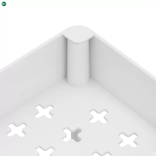 Mozgatható polc, fehér, ALIOL TYP 2