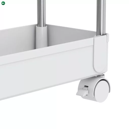 Mozgatható polc, fehér, ALIOL TYP 2