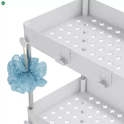 Mozgatható polc, fehér, ALIOL TYP 3