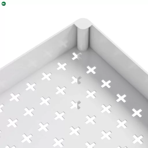 Mozgatható polc, fehér, ALIOL TYP 3