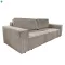 Kihúzható heverő, szürkésbézs Taupe, HARPERA BIG SOFA