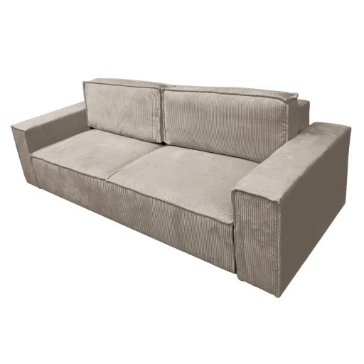 Kihúzható heverő, szürkésbézs Taupe, HARPERA BIG SOFA