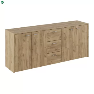 Kombinált komód, artisan tölgy, HUGOS 180