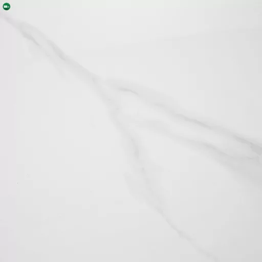 Étkezőasztal, fehér márvány/MDF, átmérő 120 cm, MAHIR TYP 1