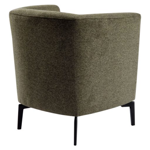 Design fotel, zöld/fekete, KAPY