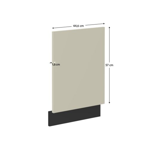 Ajtó mosogatógéphez, cashmere/fekete, ARAKA ZM 570x446