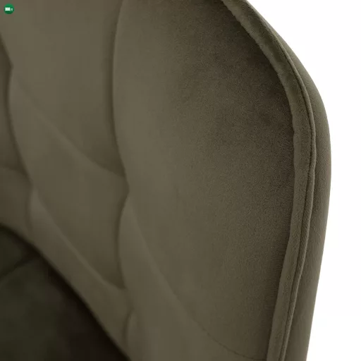 Design fotel, zöld Velvet/fekete, PETIN