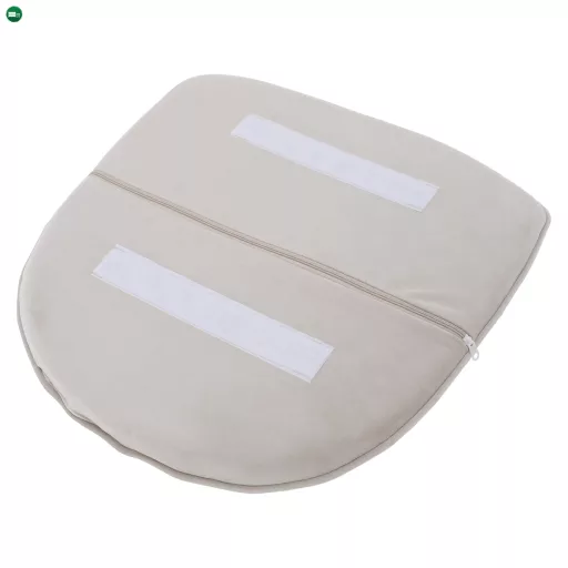 Design fotel, bézses szürke Velvet szövet, AURIL
