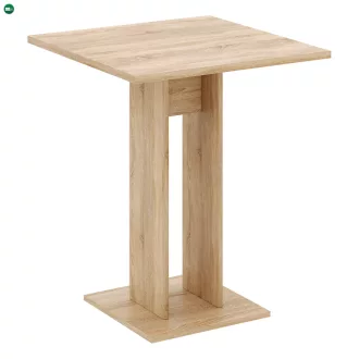 Étkezőasztal, sonoma tölgy, 67,5x67,5 cm, EVERET
