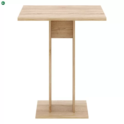 Étkezőasztal, sonoma tölgy, 67,5x67,5 cm, EVERET