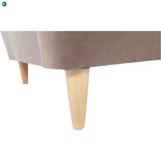 Füles fotel, bézs-szürke/bükk, RUFINO 3 NEW