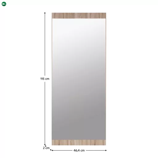 Tükör, sonoma tölgy, NORTY TYP 26