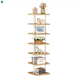Többcélú polc, fehér/világos tölgy, ETUDA TYP 1