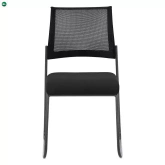 Rakásolható szék, fekete, BARIS