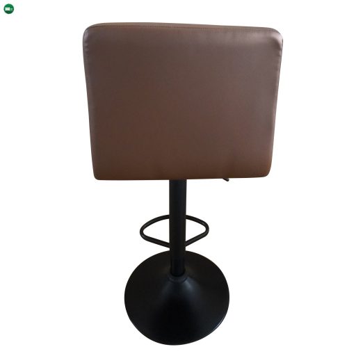 Bárszék, ekobőr barna/fekete, SELEST