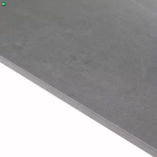 Étkezőasztal, szürke/fekete, 121x71 cm, FLORENC TYP 1