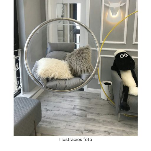 Függő fotel, átlátszó/arany/rózsaszín, BUBBLE NEW TYP 1
