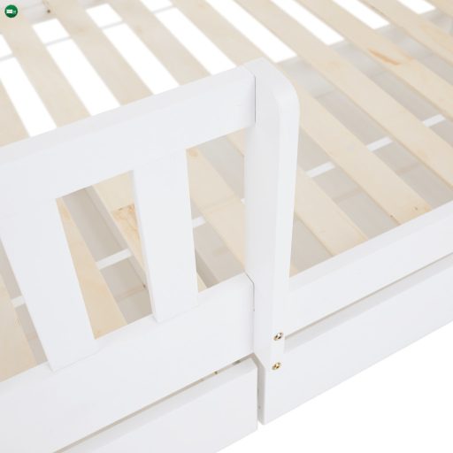 Montessori emeletes ágy, fehér, VENITA TYP 2