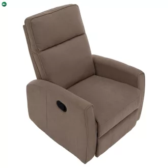 Relax forgószék fotel, szürkésbarna taupe, MEKENZI