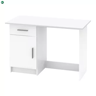 Univerzális PC asztal, fehér, SIRISS NEW