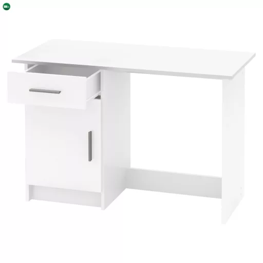 Univerzális PC asztal, fehér, SIRISS NEW