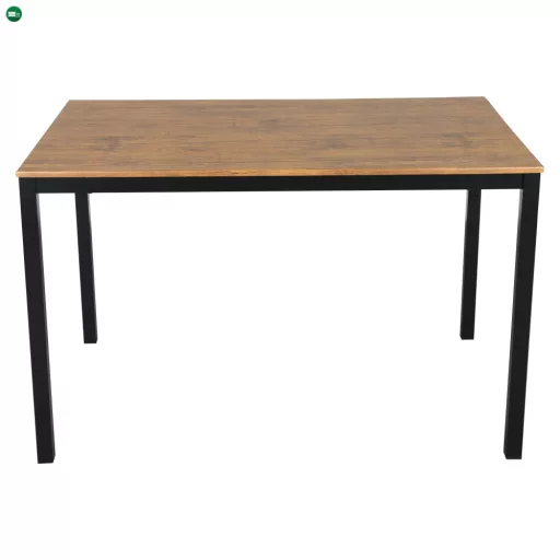 Étkezőgarnitúra 1+4, sötét tölgy/fekete, HAIM