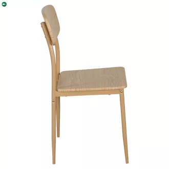 Étkezőgarnitúra 1+4, természetes tölgy, LAMIR