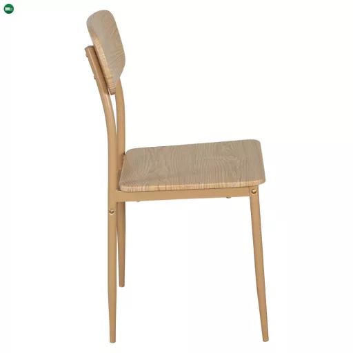 Étkezőgarnitúra 1+4, természetes tölgy, LAMIR