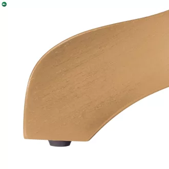   Étkezőasztal, kerek, világos tölgy, átmérő 106 cm, TABLOS
