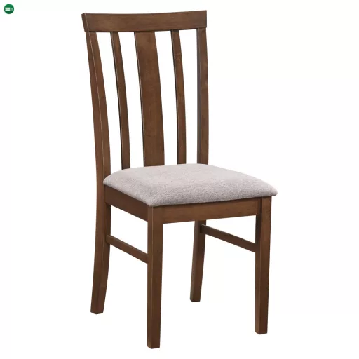 Étkezőgarnitúra 1+4, dió/bézs, ROIS SET