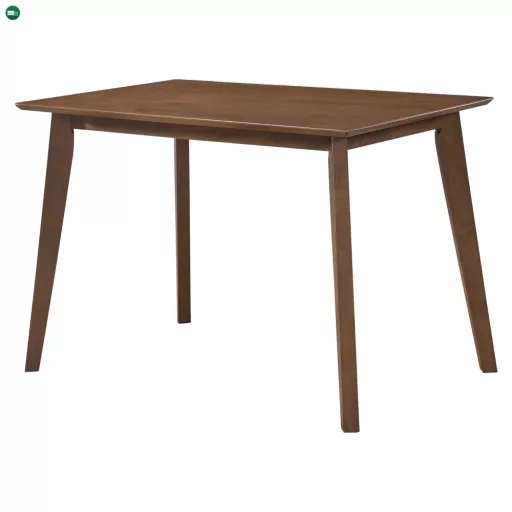 Étkezőgarnitúra 1+4, dió/bézs, ROIS SET