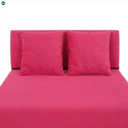Összecsukható matrac/fotel, 2v1, rózsaszín magenta, PELOS